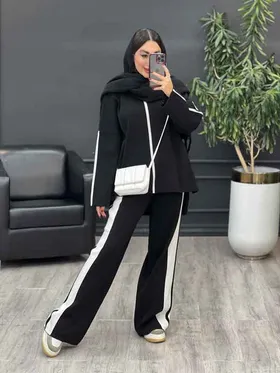 ست بافت و شلوار نیوشا