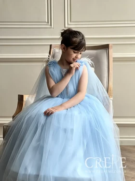 پیراهن تور بالاتنه پولکی