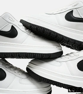 کفش کتانی مردانه و زنانه سفید مشکی نایک NIKE AIR FORCE مدل 2188