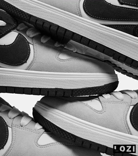 کفش مردانه و زنانه سفید طوسی یشمی NIKE AIR JORDAN