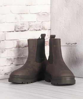 نیم بوت مردانه بدون بند و زیپ‌دار 1094
