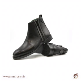 بوت چرم مردانه بغل زیپ اسپرت mrc30099