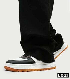 کفش کتانی مردانه و زنانه مشکی طوسی نایک NIKE AIR FORCE