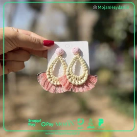 گوشواره حصیری بهار و تابستان کد gh191