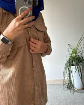 مانتو مخمل کبریتی
