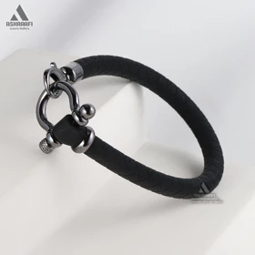دستبند امگا Omega Bracelet PO1 (مشکی)
