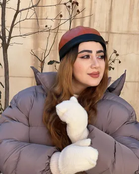 کلاه گرد چرم
