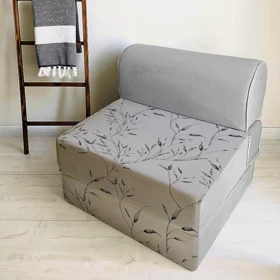 کاناپه تخت شو یک نفره شاخ و برگ مینیمال مدل M1126