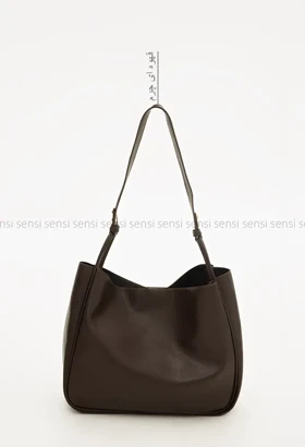 کیف چرم مغزی دوزی تک دسته کد1004693