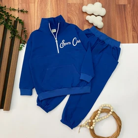 ست نیم زیپ و شلوار بچه گانه 3تا6سال