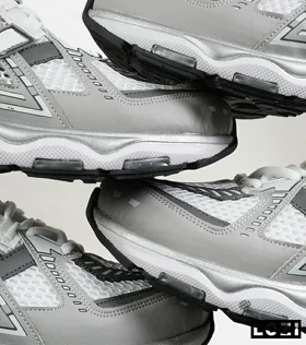 کفش کتانی طوسی سفید New Balance 1906R