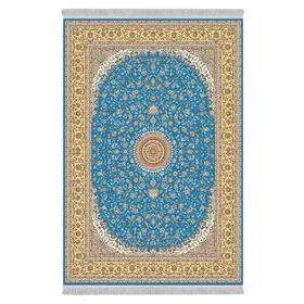 فرشینه از جنس پارچه هازان مخمل ترک طرح سنتی و مدرن برند دفه کد DAMG630