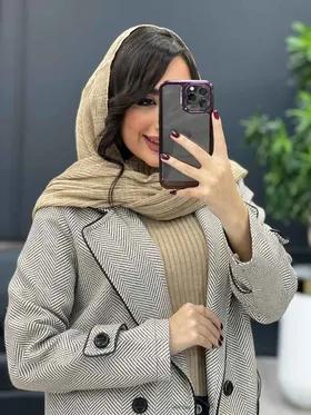 پالتو چهار دکمه مغزی دوزی