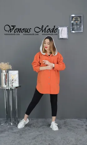 سویشرت بارانی کلاه دار