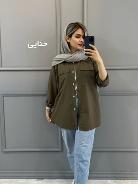 مانتو لینن دو جیب