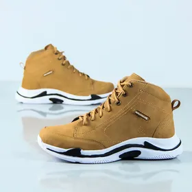 کفش ساق‌دار Balenciaga مدل Hoka (عسلی)
