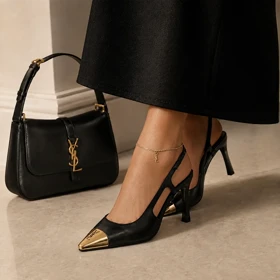 پاشنه‌بلند YSL مشکی کد zo108