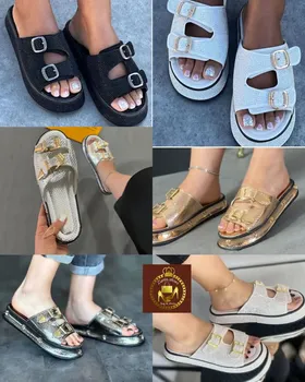 دمپایی روفرشی زنانه 2 سگک