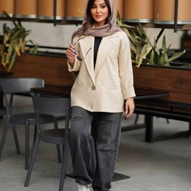 مانتو کتی تابستانه مدل مینا