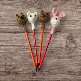 سرمدادی بافتنی فانتزی مدل عروسکی کد 3330501