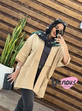مانتو یقه آرشال پشت پیله
