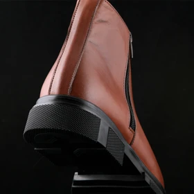 نیم بوت مردانه چرم یلسان مدل تایسز کد 515-GN