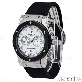 ساعت هابلوت مردانه کلاسیک فیوژن سه موتوره مشکی سفید 106794