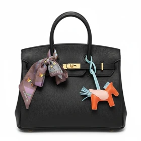 کیف بزرگ HERMES چرم وارداتی مشکی هرمس مجلسی / پپرونی...