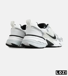 کفش کتانی مردانه و زنانه سفید مشکی Nike cushlon مدل 7788