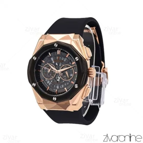 ساعت هابلوت مردانه کلاسیک فیوژن رزگلد مشکی صفحه اسکلتون 106791