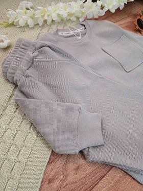 بلوز شلوار اسپرت بیسکویتی