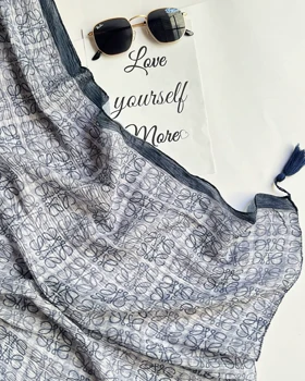 پلیسه برشکا آبی جین وارداتی 4467