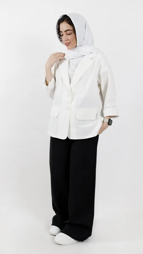 کت سه دکمه نیلا