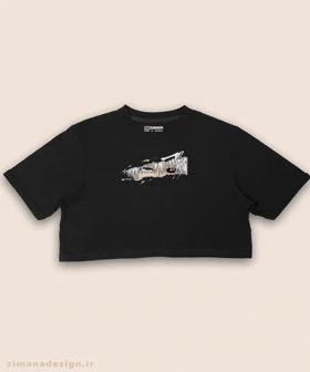 کراپ زنانه طرح توکیو غول شخصیت کانکی کد 918