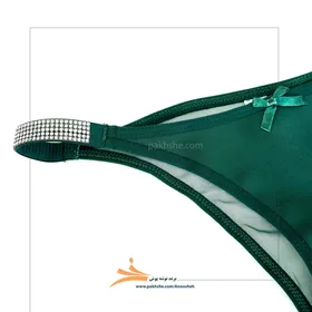 ست نگین‌دار سبز بدون درز برند نوشه پوش