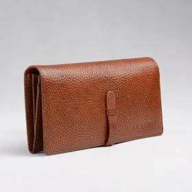 کیف پول چرم مونالیزا (قهوه ای عسلی)