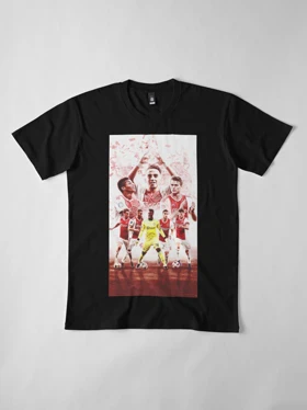 تیشرت لانگ ورزشی آژاکس تیشرت لانگ Ajax طرح Ajax Champions