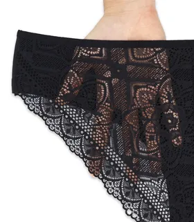 شورت زنانه اسلیپ دانتل Neev نیو کد 824 مشکی Black