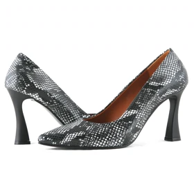 کفش پاشنه‌دار زنانه چرم یلسان مدل رز کد 644-RTL