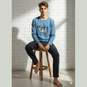 بلوز شلوار پسرانه نوجوان جانا کد 9064