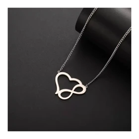 گردنبند عشق نامحدود نقره و زنجیر نقره 925