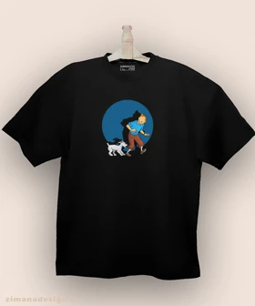 تیشرت لش مردانه و زنانه طرح تن تن کد 951