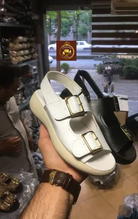 صندل زنانه طبی لژدار کمر بندی