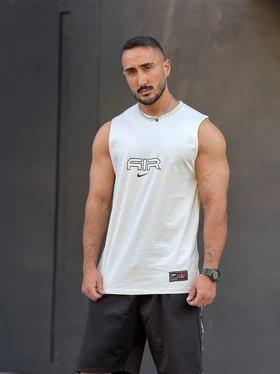 رکابی ورزشی حلقهای NIKE AIR سفید