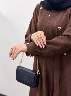 پیراهن مانتویی گلدوزی سوفیا