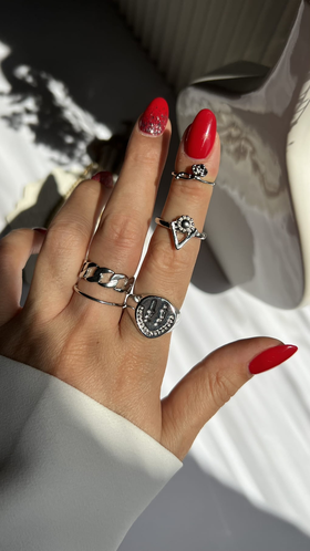 انگشترپکی گل وکارتیر ring pack