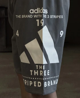 شلوارک بگ آدیداس (Adidas) مدل کارگو تک جیب با چاپ بزرگ (جودون لیزری)