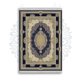 *جدید* فرشینه از جنس پارچه شانل مخمل ترک طرح فانتزی برند دفه کد 870