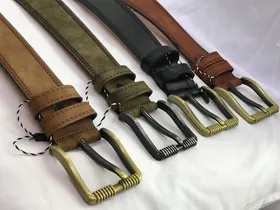 کمربند مردونه زبانه دار چرم صنعتی کیفیت عالی
