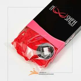 ست هارنس دار قرمز جک نخی برند نوشه پوش